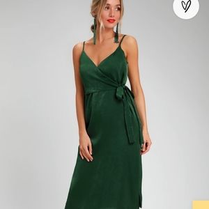 LuLus green dress size s